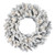 VIC-A193731LED - 30" Frosted Silver Wreath LED 100 Warm White - Vickerman