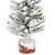 VIC-A804312-3 - 12" Flocked Mini Pine 93T Wood Base, 3-Pack - Vickerman