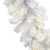 VIC-A805814LED - 9' x 12" Crystal White Garland LED 50 MU - Vickerman