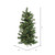 VIC-A808893LED - 3' x 21" Douglas Wall Tree LED 100 Warm White - Vickerman