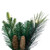 VIC-DT210625LED - 24" Emerald Mix Fir Wreath Dura-lit 50 Warm White - Vickerman