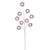 VIC-EH236911 - 36" White Glitter Circle Spray, 3-Pack - Vickerman