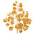 VIC-FK220825 - 25" Gold Dogwood Glitter Spray, 3-Pack - Vickerman