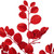 VIC-FK220925 - 25" Red Dogwood Glitter Spray, 3-Pack - Vickerman