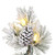 VIC-G202746LED - 4.5'x20" Flocked Kimball Potted 40 Warm White LED - Vickerman