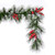 VIC-G213014 - 6'x16" Frosted Garland Red/Green Decor 55T - Vickerman