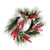 VIC-G213024 - 24" Frosted Wreath Red/Green Decor 31T - Vickerman