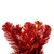 VIC-G214147LED - 48" Red Tinsel Wreath 5mm WA 200 Warm White - Vickerman