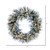 VIC-G225731LED - 30" Flocked Jackson Wreath Dura Lit 100 Warm White - Vickerman