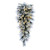 VIC-G225837LED - 36" Flocked Jackson Tear Drop Dura L 100 Warm White - Vickerman