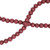 VIC-JB214865 - 72" Burgundy Wooden Bead Garland, 2-Pack - Vickerman