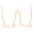 VIC-JE220970 - 5' Ivry Felt Snow/Ntrl Wood Bead Garland - Vickerman