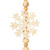 VIC-JE220970 - 5' Ivry Felt Snow/Ntrl Wood Bead Garland - Vickerman