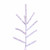 VIC-K226085 - 10' x 59" Flocked Slim Pistol Pine 1591T - Vickerman