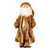 VIC-KV210924 - 24" Mocha Velvet Santa Doll With Stand - Vickerman