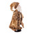 VIC-KV210924 - 24" Mocha Velvet Santa Doll With Stand - Vickerman