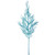 VIC-L162412 - 28" Turquoise Glitter Wild Huck Spray, 6-Pack - Vickerman