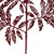 VIC-L162805 - 22" Burgundy Glitter Sumac Spray, 6-Pack - Vickerman