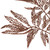 VIC-L162858 - 22" Rose Gold Glitter Sumac Spray, 6-Pack - Vickerman