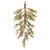 VIC-L180938 - 33" Champagne Glitter Berry Tear Drop Out - Vickerman