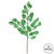 VIC-L192004 - 21" Green Glitter Ash Leaf Spray, 12-Pack - Vickerman
