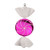 VIC-M110709 - 18.5" Pink White Swirl Candy - Vickerman