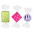 VIC-M152605 - 8" Assorted Color Candy Glitter, 3-Pack - Vickerman