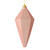 VIC-M183058M - 7" Rose Gold Matte Lantern Ornament 4/Ba - Vickerman