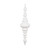 VIC-M183811 - 41" White Shiny Finial Ornament - Vickerman