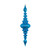 VIC-M183812 - 41" Turquoise Shiny Finial Ornament - Vickerman