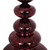 VIC-M183865 - 41" Burgundy Shiny Finial Ornament - Vickerman