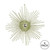 VIC-M184554 - 6.5" Celadon Glitter Snowflake Burst, 6-Pack - Vickerman