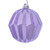 VIC-MC190834D - 5" Lilac Glitter Faceted Ornament, 3-Pack - Vickerman