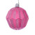VIC-MC190845D - 5" Mauve Glitter Faceted Ball Ornament, 3-Pack - Vickerman