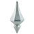 VIC-MC191032D - 8" Baby Blue Candy Diamond Finial, 2-Pack - Vickerman