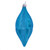 VIC-MC191112D - 10" Turquoise Candy Glitter Shuttle, 2-Pack - Vickerman