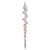 VIC-MC225179 - 10" Pink Icicle Ornament, 4-Pack - Vickerman