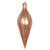 VIC-MT198558D - 12" Rose Gold Glitter Net Finial - Vickerman