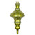 VIC-MT198773D - 10" Lime Candy Glitter Net Top Ornament - Vickerman