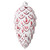 VIC-MT202403 - 8" Red Brushed Pinecone Ornament, 2-Pack - Vickerman