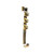 VIC-MT210108 - 12" Gold Door Hanger With Bells, 2-Pack - Vickerman
