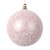 VIC-MT220158W - 4" Rose Gold Matte Snow Ornament, 4-Pack - Vickerman