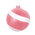VIC-MT228703 - 4.75" Red/White Sugar Glitter Ball, 3-Pack - Vickerman