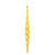 VIC-N175137D - 14.6" Honey Gold Shiny Spiral Icicle 2Bx - Vickerman