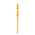 VIC-N175330D - 15.7" Anti Gold Shiny Icicle, 3-Pack - Vickerman