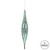 VIC-N176632 - 13" Baby Blue Mercury Rain Drop, 2-Pack - Vickerman