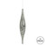 VIC-N176687 - 13" Pewter Mercury Rain Drop, 2-Pack - Vickerman