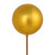 VIC-N183537S - 3" Honey Gold Shiny Ball Pick - Vickerman