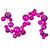 VIC-N240159 - 6' Hot Pink Ball Branch Garland - Vickerman