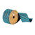 VIC-Q180896 - 2.5"x10yd Turquoise/Pewter Rivet Stripes - Vickerman